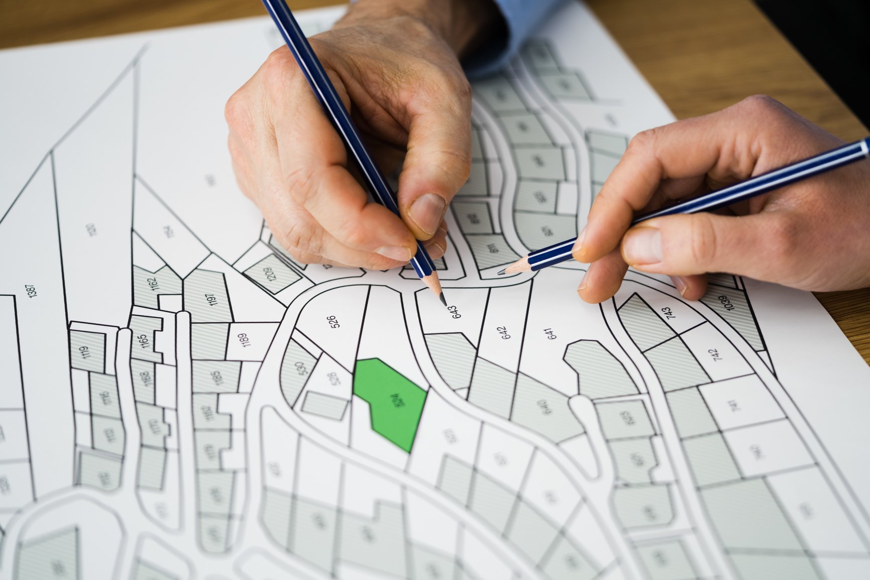 Land Plot And Building Map