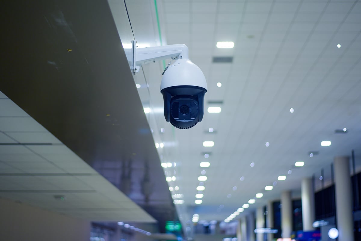 Security Camera at the Airport